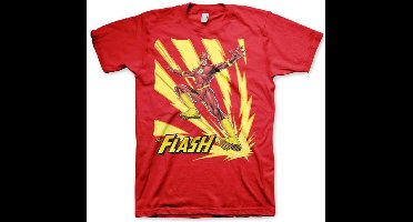 DC Comics The Flash Heren Tshirt -XL- Jumping Rood