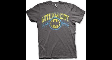 DC Comics Batman Heren Tshirt -2XL- Gotham City Grijs