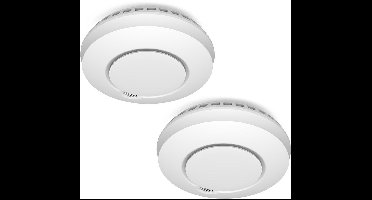 2-Pack ELRO Connects Draadloos Koppelbare Rookmelder FZ5002R - met Hittesensor - voldoet aan Europese norm EN14604