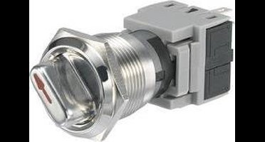 TRU COMPONENTS 704315 LAS1-BGQ-11X/21 Vandalismebestendige draaischakelaar 250 V/AC 5 A Schakelposities 2 1 x 90 ° IP40