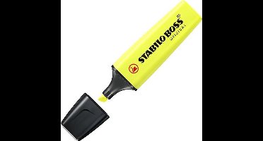 STABILO BOSS ORIGINAL - Markeerstift - Hoogste Kwaliteit - Geel - Per Stuk