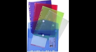 EXACOMPTA insteekhoezen A4, PP, assorti 5 kleuren