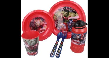 Avengers servies - 6 delig - Marvel Avenger kinderservies