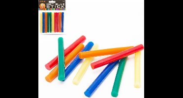 Handy - Lijmpistool Vullingen Gekleurd - Lijmpatronen 11MM Rond - 100MM Lang - Lijm Patronen voor Lijmpistool O.A. Handy Lijmpistool - BPK