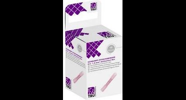 TRU COMPONENTS T1904C068 Stootverbinder Met krimpkous 0.50 mm² 1.50 mm² Volledig geïsoleerd Rood 10 stuk(s)