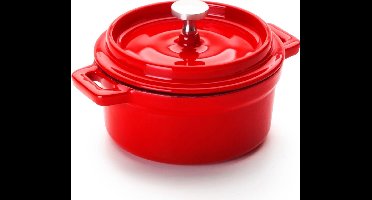 Ibili Braadpan Emaille - Ø 10cm - Rood