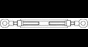 TOOLCRAFT 1066895 Spanmoer M6 RVS A2 DIN 1480 1 stuk(s)