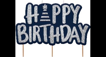 Amscan - Verjaardagskaars Happy Birthday