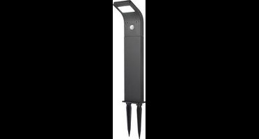Sygonix SY-4677494 Staande LED-buitenlamp met bewegingsmelder LED 1.2 W Zwart