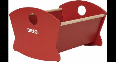 BRIO Rode houten poppenwieg - 30555