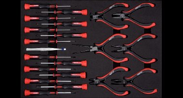 KS Tools gereedschapset schroevendraaiers. tangen & pincet tang (21 x)