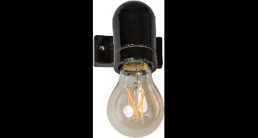 ETH vintage wall wandlamp porselein zwart