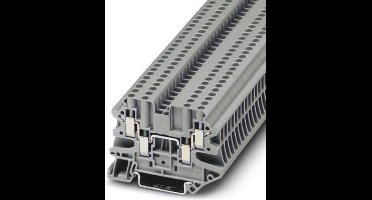 Phoenix Contact rijgklem met schroefverbinding 2,5 mm² - grijs per 50 stuks (UT 2,5-QUATTRO)