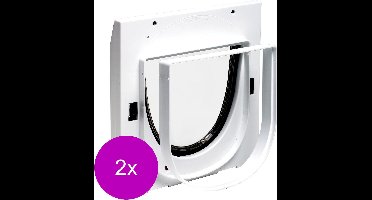 Petsafe Tunnelstuk 940 - Kattenluik - 2 x 162x162x18 mm Wit