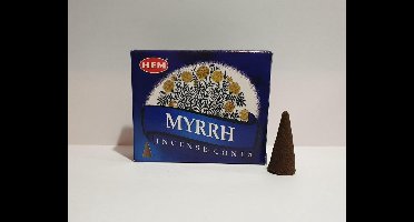 HEM Myrrh wierook kegeltjes