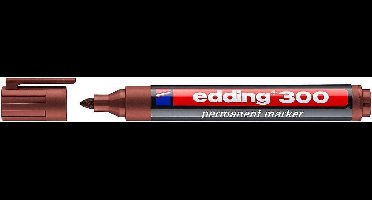 Edding 300 Permanent Marker Bruin 1 stuk