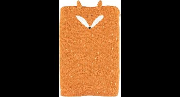 Trixie Hoes voor Aankleedkussen - Mr. Fox - Zacht aankleedkussen 70x45cm - 100% biologisch katoen - Oranje