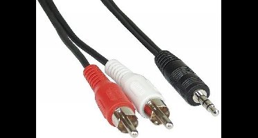 3,5 inch Jack naar Tulp Audio - 3 meter