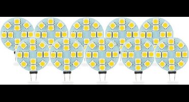Groenovatie LED Lamp Plat - G4 Fitting - 2,5W - Warm Wit - Dimbaar - 10-Pack