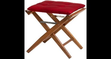 Regisseurskruk DeLuxe met Bordeaux Kussenset (Geolied)