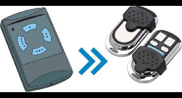 Hormann HSE4 met blauwe knoppen (Alternatieve handzender)