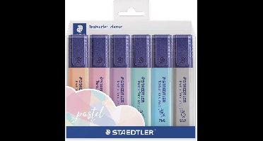 STAEDTLER Textsurfer classic tekstmarker - set met 6 Pastel kleuren