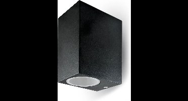 V-TAC VT-7652SQ Wandlamp Buiten - Wandbevestigingen - GU10 Houder - IP44 - Zwart
