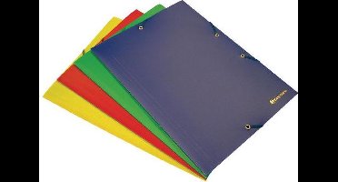 Exacompta Elastomap A4, Polypropyleen, 320 × 240 mm, 150 Vellen, Rood