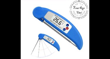 Kookthermometer -50º C / 300º C voor perfecte vleesgaring - Blauw - New Age Devi