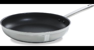 BK Allround Keramische Antiaanbak Koekenpan Ø 24cm – PFAS-vrij – Inductie Koekenpan – Ovenbestendig tot 230°C – Vaatwasserbestendig – Snelle opwarming – Ovenvaste greep - Zonder deksel - Zilver