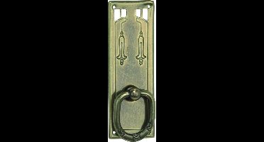 Meubeltrekker Art-Nouveau messing verbronsd