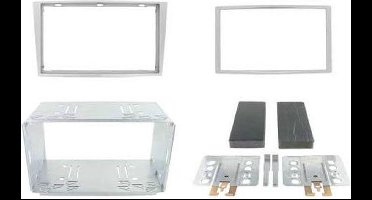 2-DIN frame Opel Corsa 06-09 Astra H 04-10 ZILVER