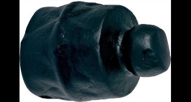 Touweindstop 48x38mm ijzer zwart