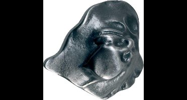 Meubelknop Pomilla 08 40x40mm oud zilver