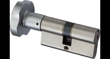 Nemef veiligheidknopcilinder 116/9 - Met knopbediening aan één zijde