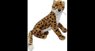 PIA Soft Toys - Pluche Knuffeldier Cheetah - zittend - 35 cm