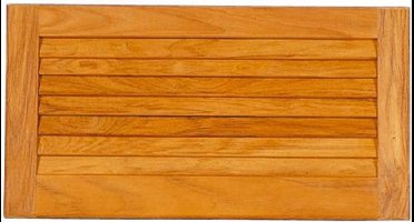 ARC Marine teakhouten inbouw Ventilatierooster 45 x 24 cm