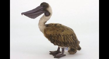 Hansa pluche bruine pelikaan knuffel 38 cm