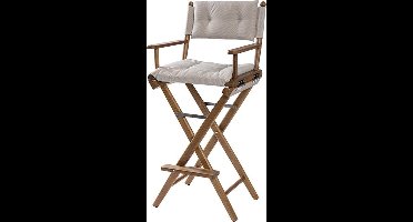 Stuurstoel Hoog Teak DeLuxe met Forza Sand kussenset