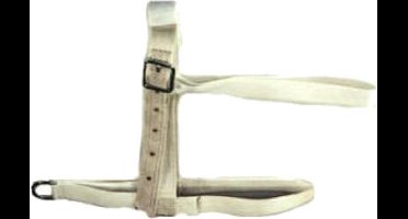 Weidehalster met keelband, nylon, PINK