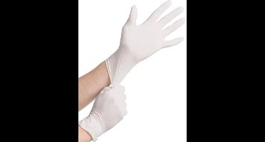 latex handschoenen-gepoederd -- 100 paar- Small