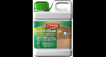 Compo-Clean - Speciale ontvetterreiniger voor composiethout - Owatrol - 1 L