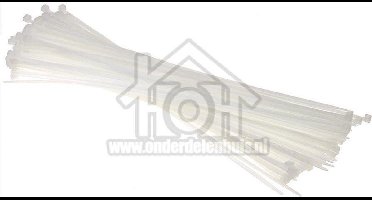Universeel Bundelbandjes 370x5,0 mm wit Tie-wrap voor droger 006667