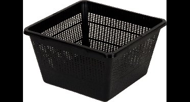 PLANTMAND PLASTIC 19X19 CM (5 stuks) - vijvermand - basket - vierkant
