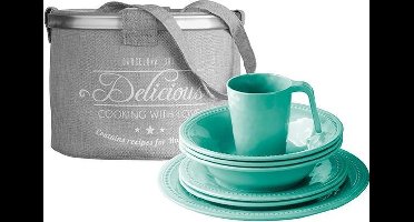 Marine Business Harmony Aqua 17-delige Serviesset