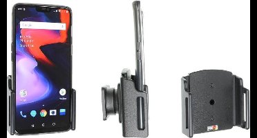 Houder - Brodit verstelbare houder (70-83/2-10mm) voor OnePlus 6 / 6T - met hoes