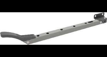 Dulimex Raamuitzetter verstelbaar 30 cm zilvergrijs / hamerslag donkergrijs