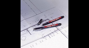 Edding 1800 Precisie Fineliner 0,5 Blister van 1 Zwart