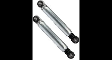 Multaparts® schokbrekerset geschikt voor Miele/Bosch wasmachines met Ø 8 mm bevestiging | Geschikt voor machines tot 1400 toeren | Lengte 190 - 275 mm (h.o.h. gemeten) | Alternatief voor 4500826 e.a.