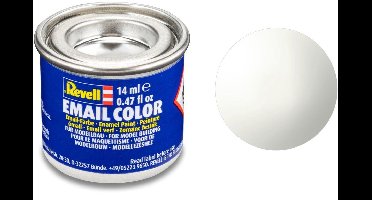 Revell Hobbyverf Enamel verf - #4 White - Gloss - RAL9010 - Enamel - Verf potje - 14 ml